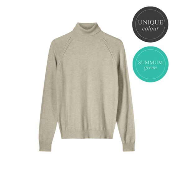 Coltrui SUMMUM soft viscose knit dune