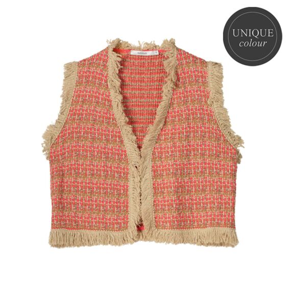 Gilet SUMMUM knitted tweed 