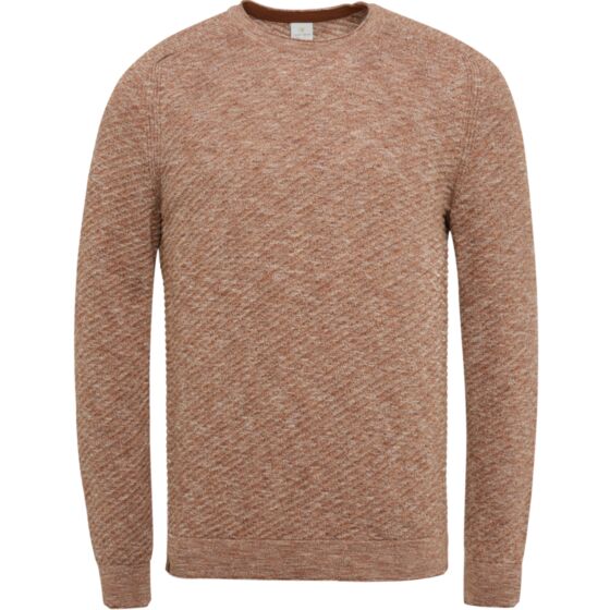 Crewneck slim fit Pecan CKW2210340-8122