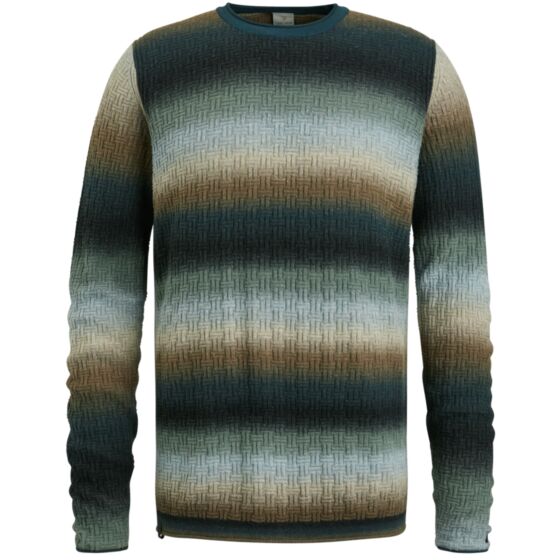 Stripe crewneck Pine CKW2309336-6085