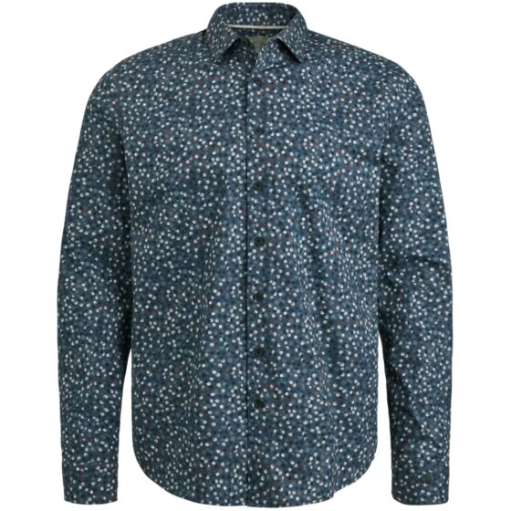 Shirt Print Poplin Blue CSI2308201-5113