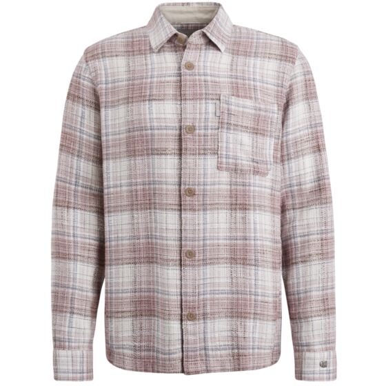 Shirt Check Burnshed Lilac CSI2403230-4099