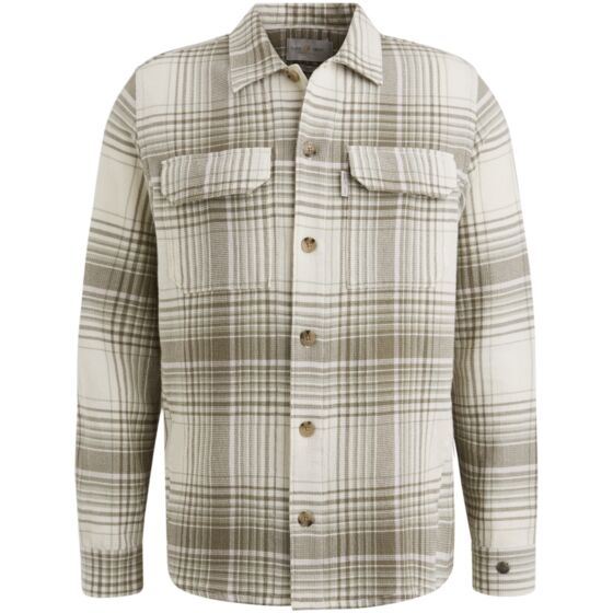 Shirt Check weave Almond Milk CSI2502210-7165