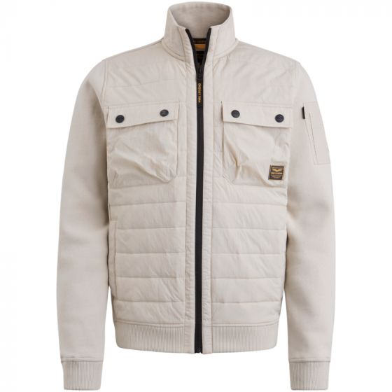Zip jacket Bone White PSW2402404-7013