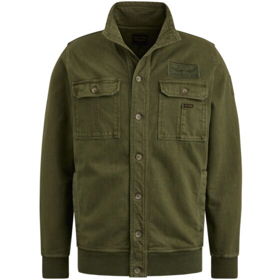 Button jacket Deep Green PSW2402408-6149