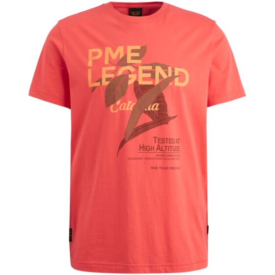 r-neck jersey Hot Coral PTSS2404571-3062