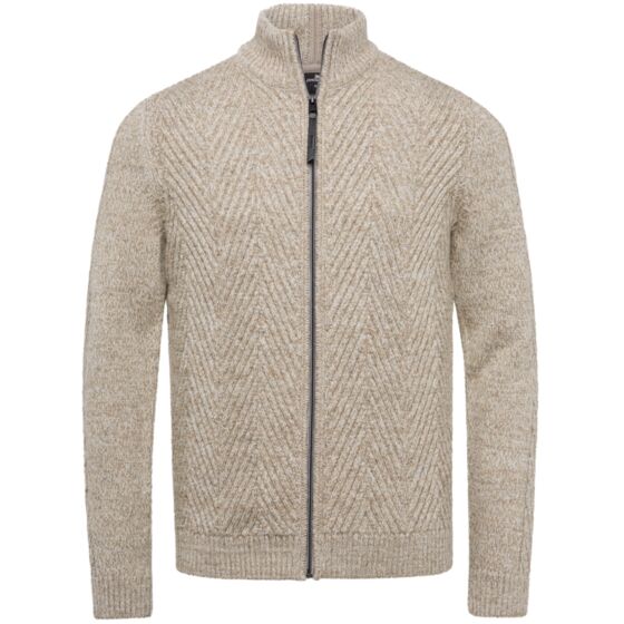 Zip jacket Sand Melange VKC2210330-7715