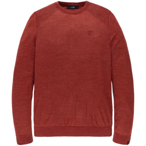 R-neck merino blend Red Ochre VKW206322-3049