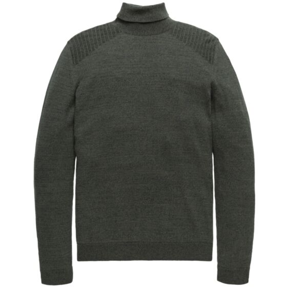 Turtleneck cotton 2 tone mouline VKW207340-6414