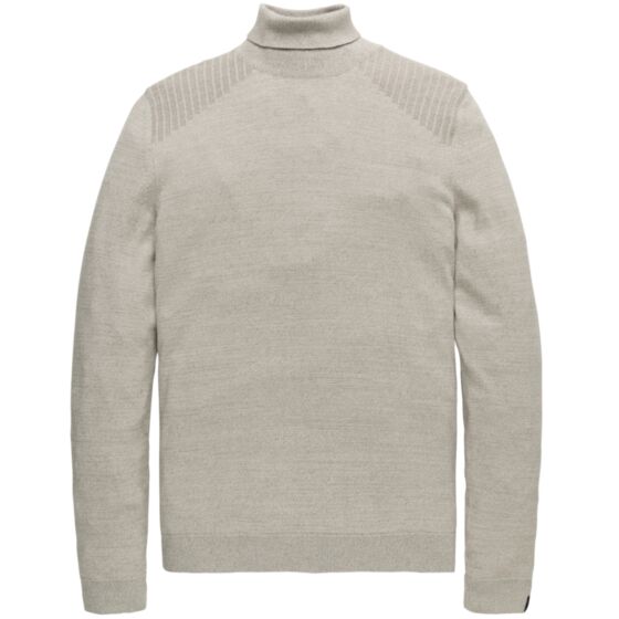 Turtleneck cotton 2 tone mouline VKW207340-910