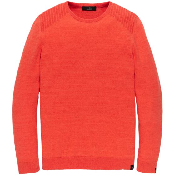 Crewneck cotton 2 tone mouline VKW208351-2107