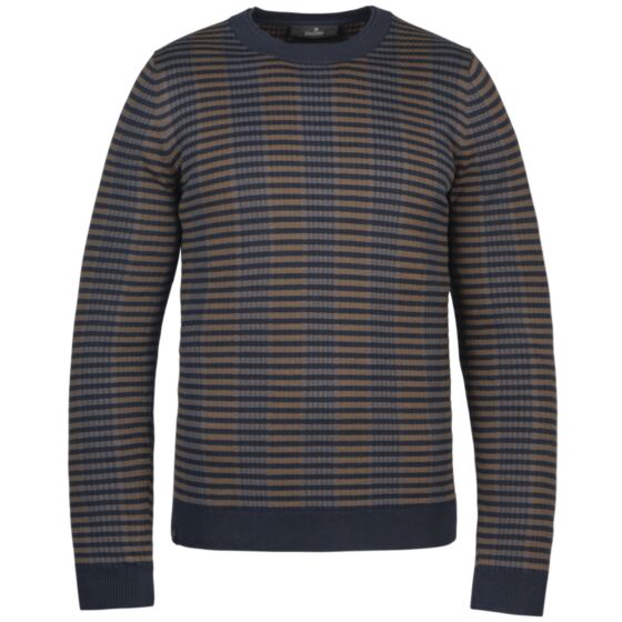 R-neck cotton stripe rib VKW216318-8058