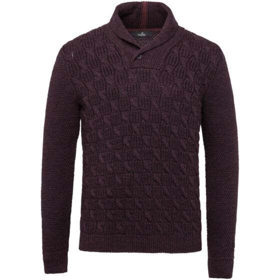 Trui VANGUARD shawlkraag wool blend VKW217340-4096