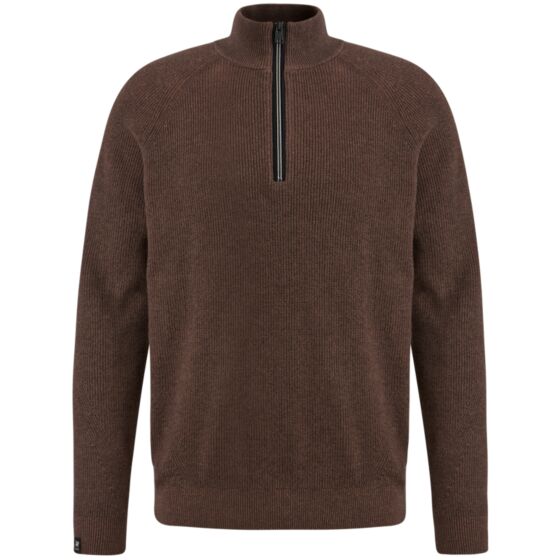 Half zip collar Brown VKW2310302-8080