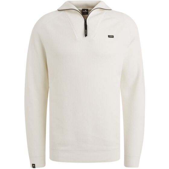 Half zip collar Cloud Dancer VKW2508307-7004