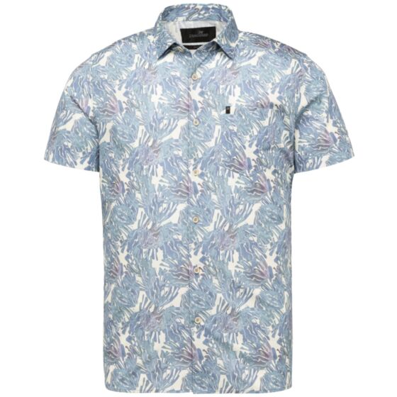 Short Sleeve Shirt Print on poplin VSIS214266-9001