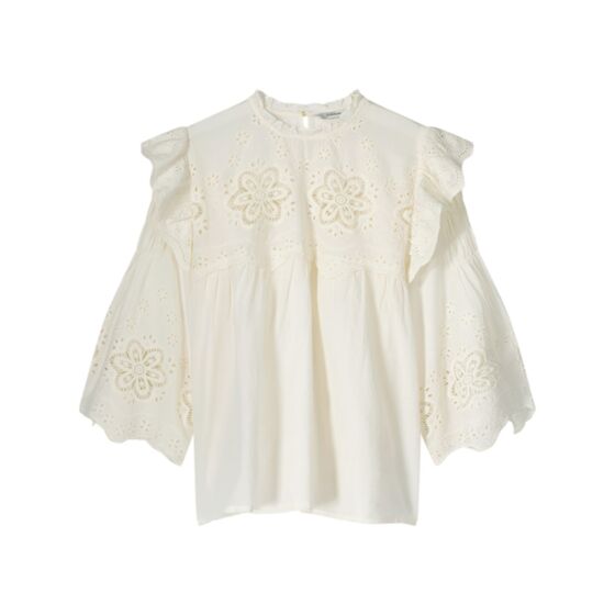 Blouse voile embroidery 2s2909-11624-122