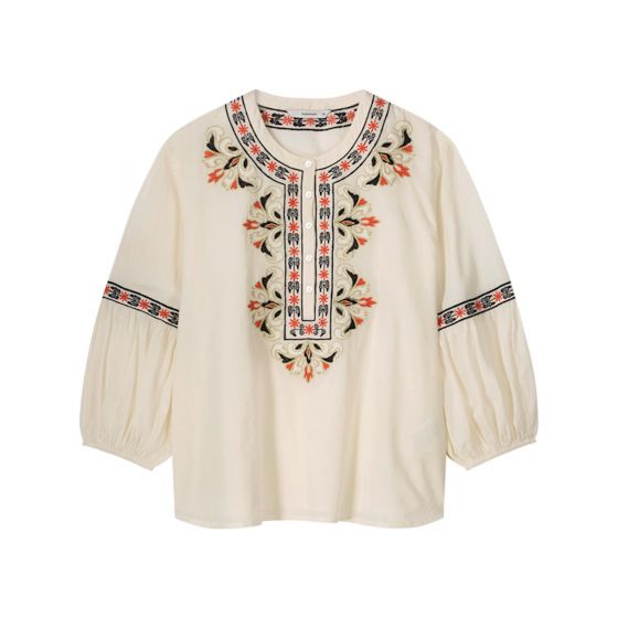 Blouse voile embroidered 2s2960-11624-115