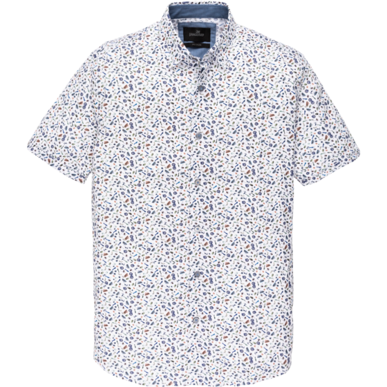 Short Sleeve Shirt Print White VSIS202224-7003