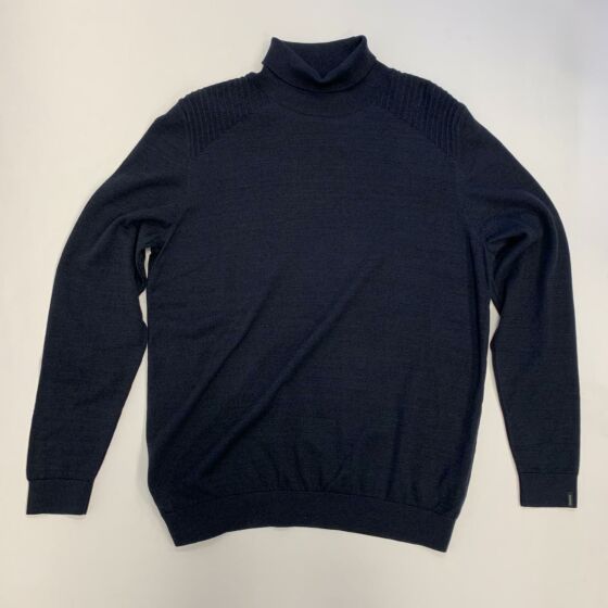 Turtleneck cotton 2 tone mouline VKW207340-5281