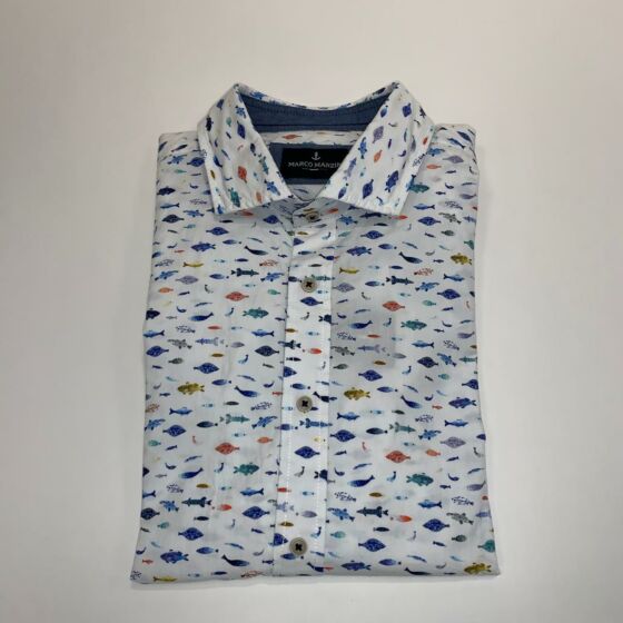 Shirt craig korte mouw cut away mmz21107cr51-500
