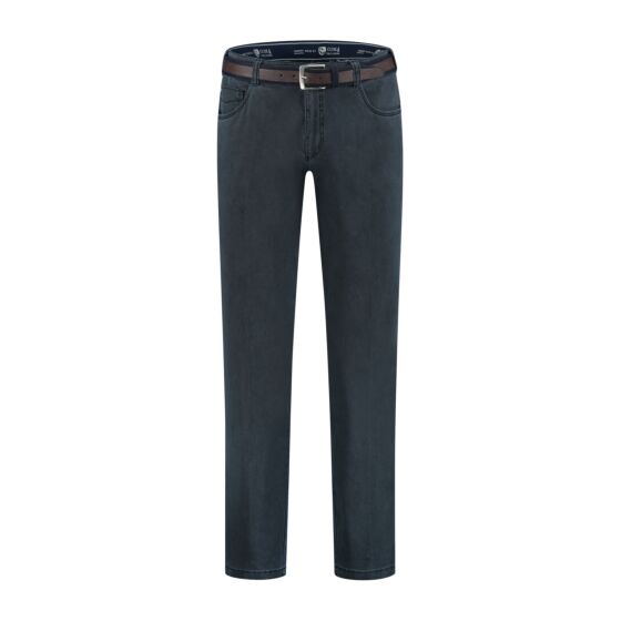 Pantalon swing front navy printed 2160-0134