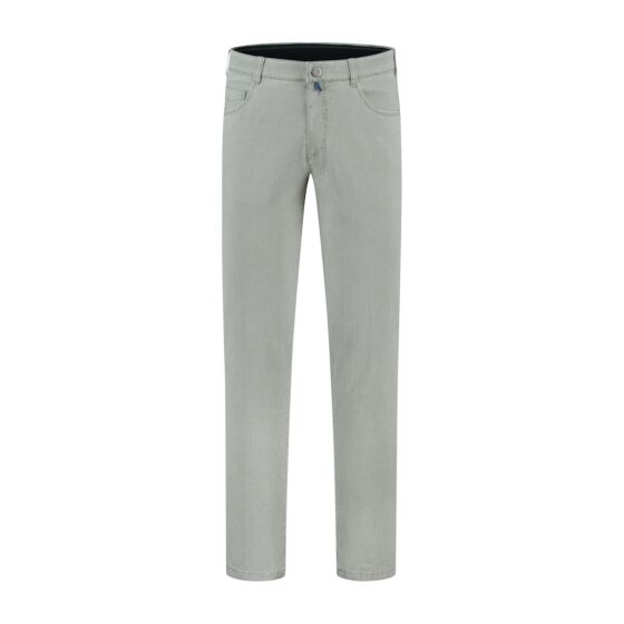 Pantalon swing front structuur groen 2160-1075
