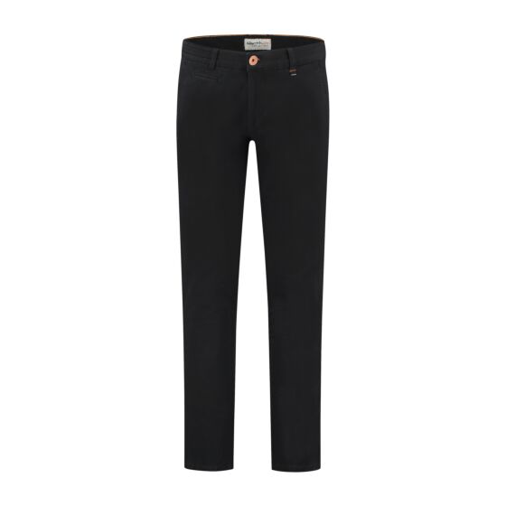 * Broek chino essential perma black 8410-3637