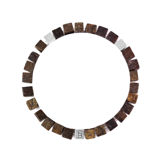 Armband stones memphis bronzite sbm-003