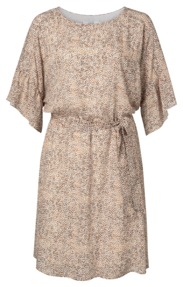 Belted dress with ruffles 1801253-020-300021