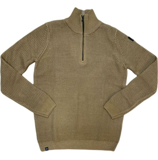 Half zip collar cotton acrylic VKW217336-8068