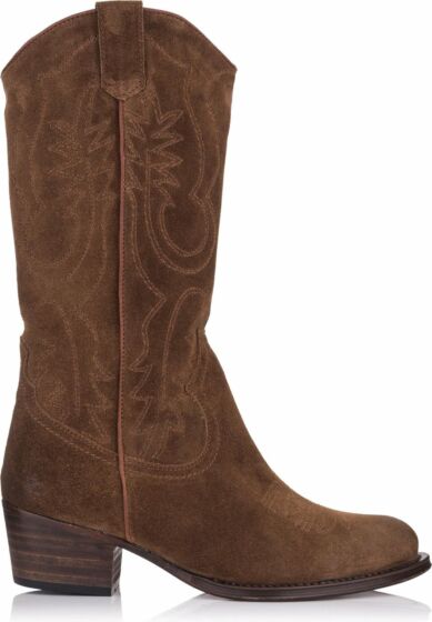 DULCE WESTERN Leather Suede dulce-western-brown