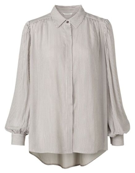 Printed button up blouse with 1101234-121-839081