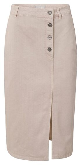 Denim skirt buttons BEIGE 1-401054-404-44002