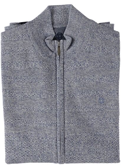 Cardigan  structured stripes Blue 51.1106-113