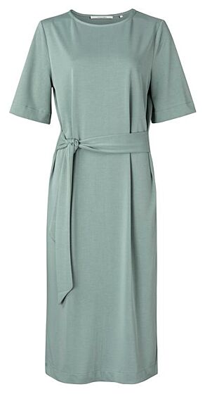 Jersey dress with belt BLUE 1809322-113-65804