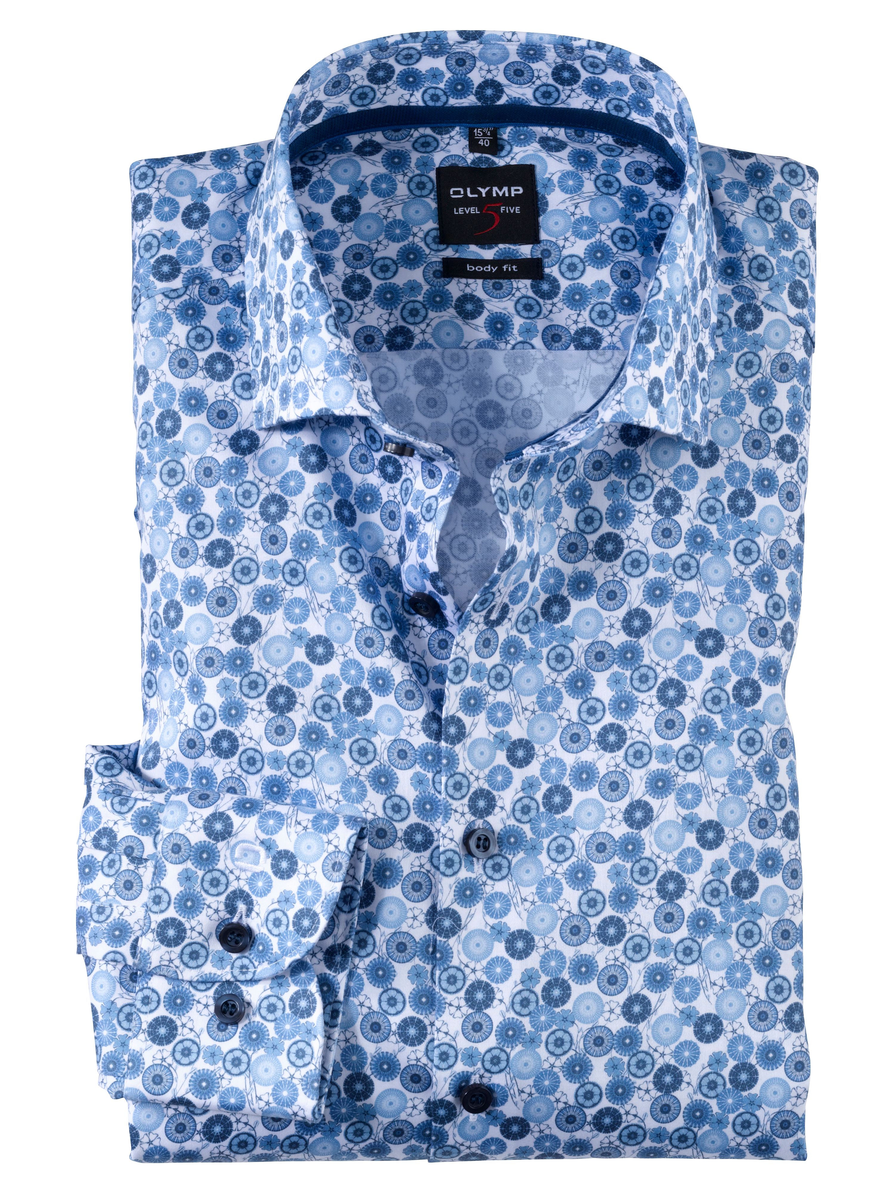 Kalmerend duim Great Barrier Reef Overhemd OLYMP Level Five body fit koningsblauw online bestellen | Henri's  Fashion