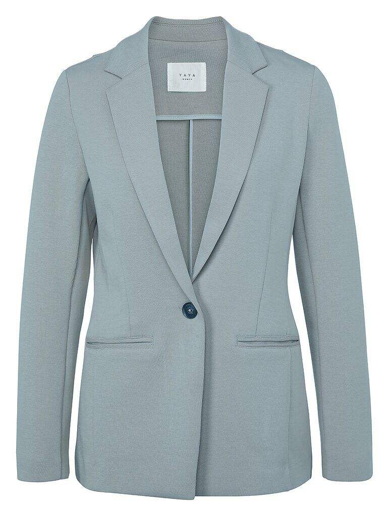 Ieder verwennen kiezen Blazer YAYA jersey scuba quarry mid blue online bestellen | Henri's Fashion