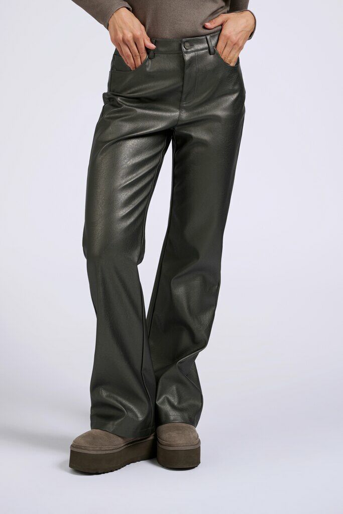 Yaya leatherlook broek top