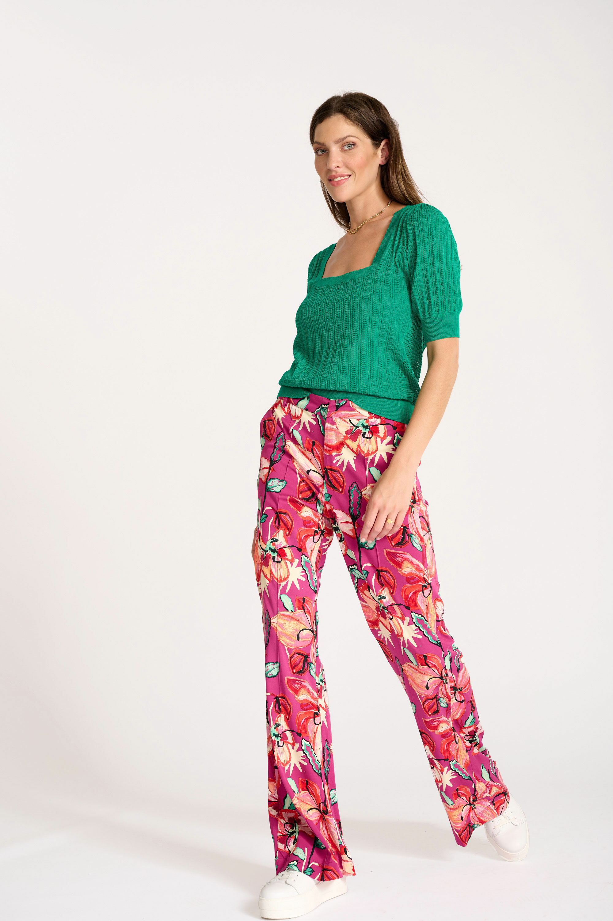 Broek POM lily fuchsia online bestellen Henri s Fashion