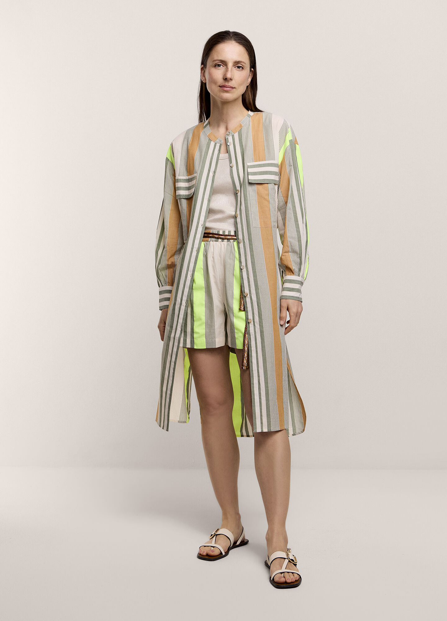 Tuniek SUMMUM stripe fluo multi online bestellen Henri s Fashion