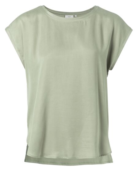 Fabric mix T-shirt DARK SAGE 1901116-012-99201