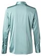 Satin shirt with cuffs RAINY SKY 110105-112-64411