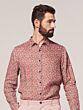 Shirt l/s Linen Flower Old Pink 303304-434