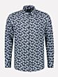 Shirt l/s Linen Flower Dk. Navy 303304-649
