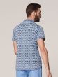 Shirt s/s Shaking Triangle melange Blue 311202-625