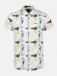 Shirt s/s Abstract Leaves 311204-646