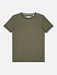 Crew s/s Square Knit Army Green 405260-511