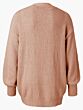 Slub yarn cardigan CAMEO PINK 1010121-213-61516