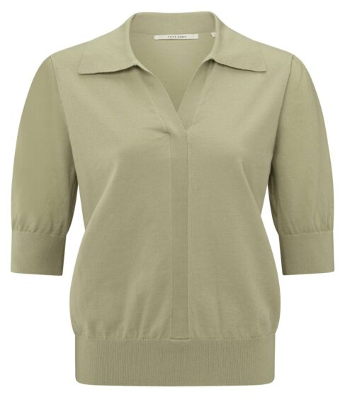 Knitted polo SOFT GREEN 1-000459-504-99980